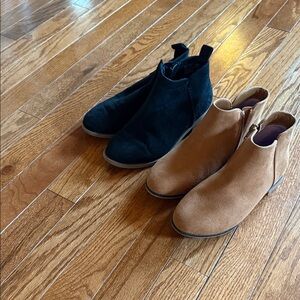 Cat & Jack Kids Ankle Boots - Black and Brown